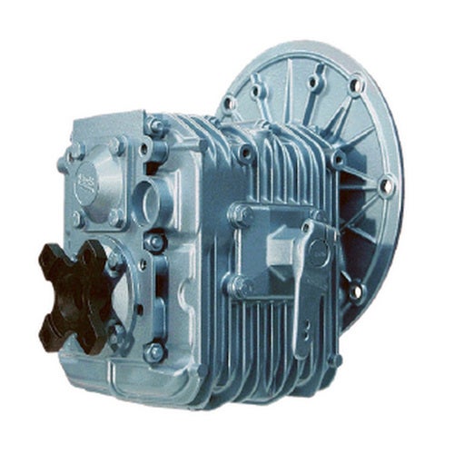 ZF 25M mechanisches Getriebe, Bootswendegetriebe, Untersetzung i=2,7:1, gerader Abgang ZF 25M mechanisches Getriebe, Bootswendegetriebe, Untersetzung i=2,7:1, gerader Abgang
