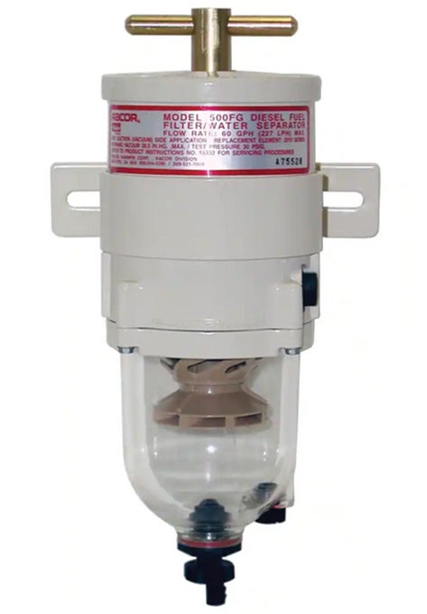 Parker Racor 500FG - Kraftstoffvorfilter mit Wasserabscheider Parker Racor 500FG - Kraftstoffvorfilter mit Wasserabscheider