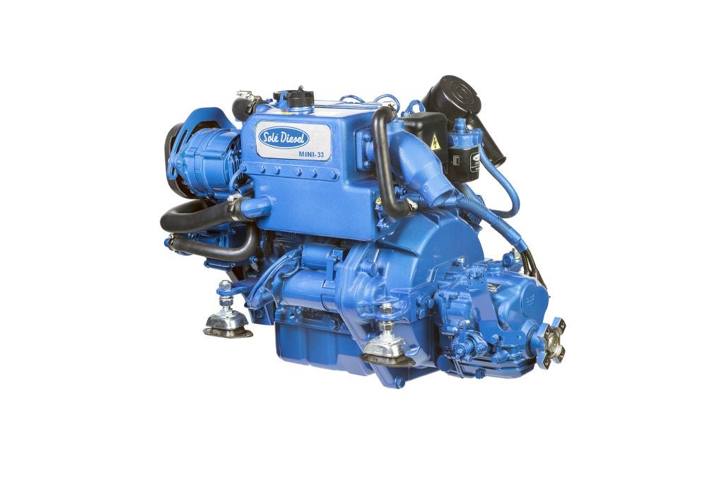 Solé Mini 33 Marinediesel 32PS mit Wendegetriebe TMC 60 Solé Mini 33 Marinediesel 32PS mit Wendegetriebe TMC 60