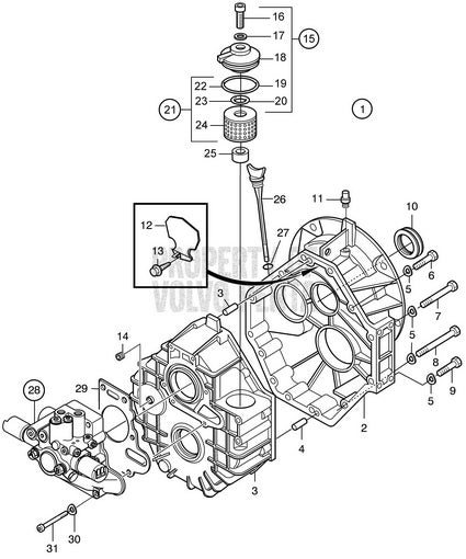 Volvo Penta 23370815 Wendegetriebesatz für HS63 AE-D, Rückwärtsgang. Untersetzung i=2,25:1 abgewinkelt Volvo Penta 23370815 Wendegetriebesatz für HS63 AE-D, Rückwärtsgang. Untersetzung i=2,25:1 abgewinkelt