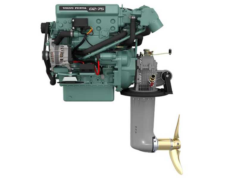 Volvo Penta D2-75 Marinediesel 75PS mit 150S Saildrive Volvo Penta D2-75 Marinediesel 75PS mit 150S Saildrive
