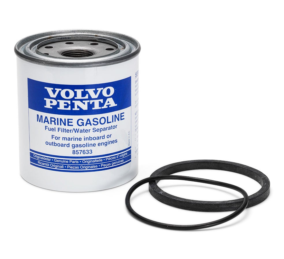 Volvo Penta Kraftstoffvorfilter für Benzinmotoren 857633, Anschraub-Einwegfilter, 10 Mikron