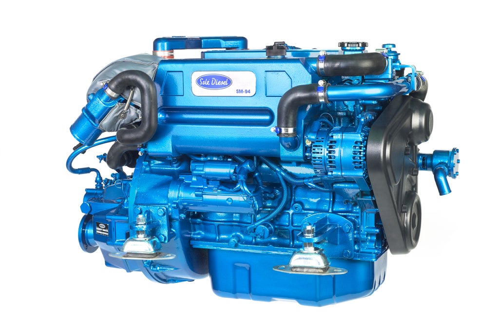 Solé SM 94 Marine Turbodiesel 94PS Bootsmotor mit TM345 Wendegetriebe Solé SM 94 Marine Turbodiesel 94PS Bootsmotor mit TM345 Wendegetriebe