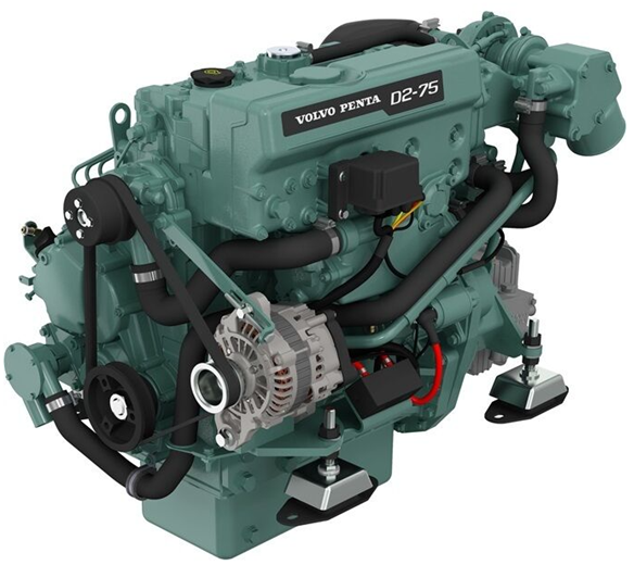 Volvo Penta D2-75 Bootsmotor 75PS - Bobtail - ohne Anbauteile Volvo Penta D2-75 Bootsmotor 75PS - Bobtail - ohne Anbauteile