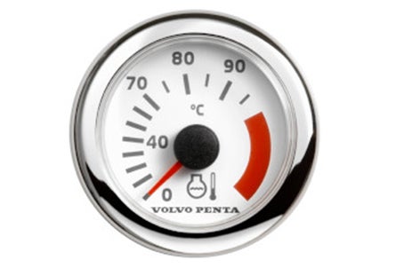 Volvo Penta 874921 Temperaturanzeige für Motorkühlwasser - weiß Volvo Penta 874921 Temperaturanzeige für Motorkühlwasser - weiß