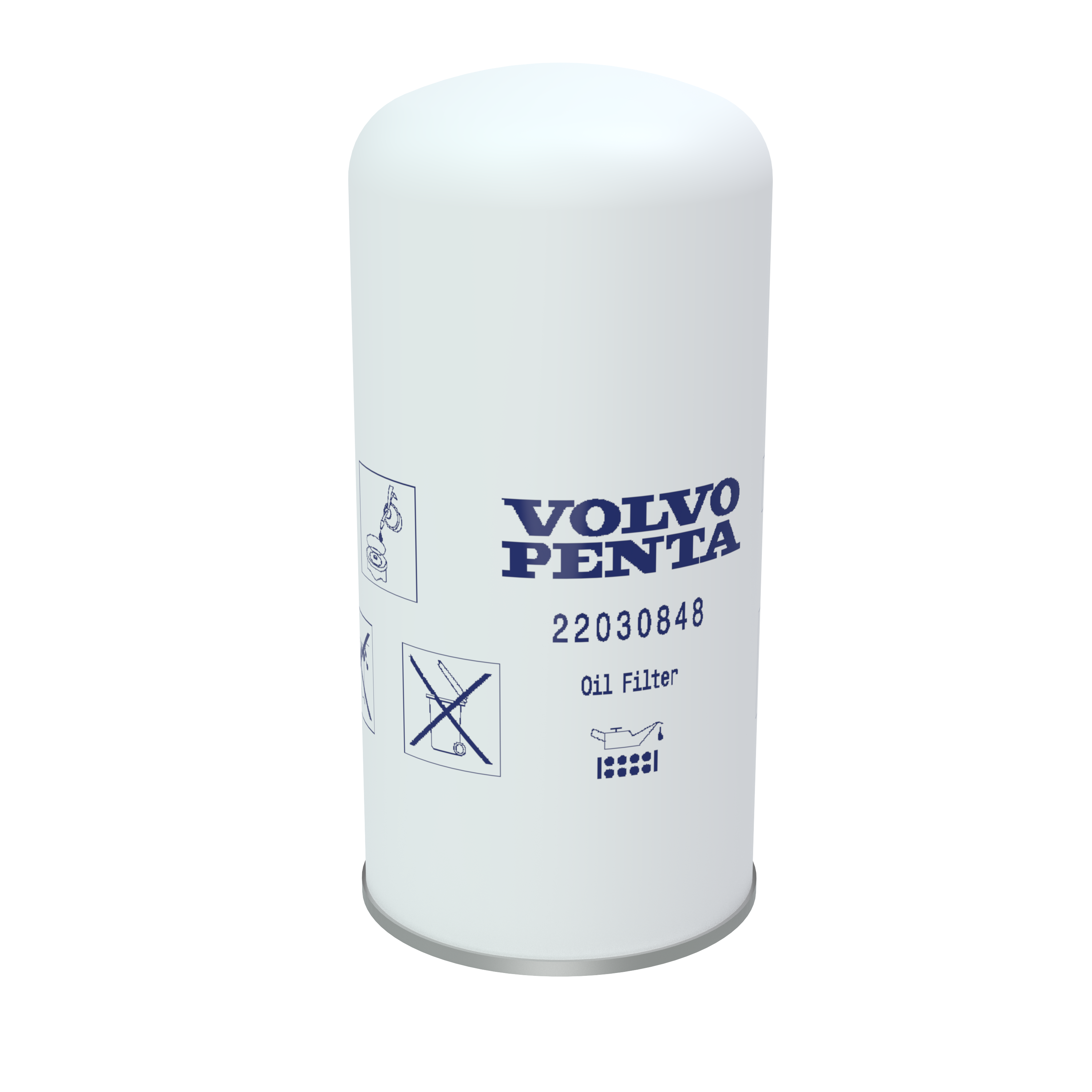 Volvo Penta Hauptstrom Ölfilter 22030848 für Bootsmotoren der D4 und D6 Reihe Volvo Penta Hauptstrom Ölfilter 22030848 für Bootsmotoren der D4 und D6 Reihe