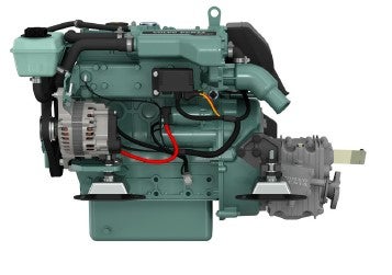 Volvo Penta D2-40 Marinediesel 37PS Bobtail-Motor (ohne Getriebe, ohne Saildrive)