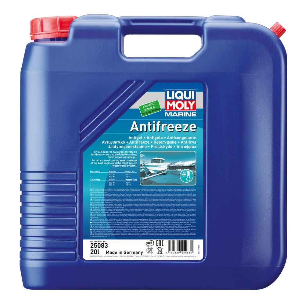 LIQUI MOLY Marine Antifreeze Frostschutz 20 Liter Kanister - biologisch abbaubar LIQUI MOLY Marine Antifreeze Frostschutz 20 Liter Kanister - biologisch abbaubar