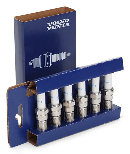 Volvo Penta 22431179 Zündkerzen Satz 6er Pack für V6 Reihe und 5.7Gi-300-J Marinemotor Volvo Penta 22431179 Zündkerzen Satz 6er Pack für V6 Reihe und 5.7Gi-300-J Marinemotor
