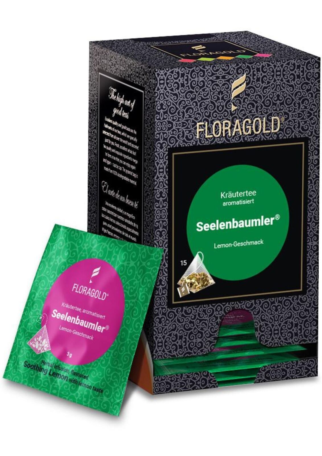Kräutertee Seelenbaumler Pyramidenbeutel Aufgußbeutel Pyramide
