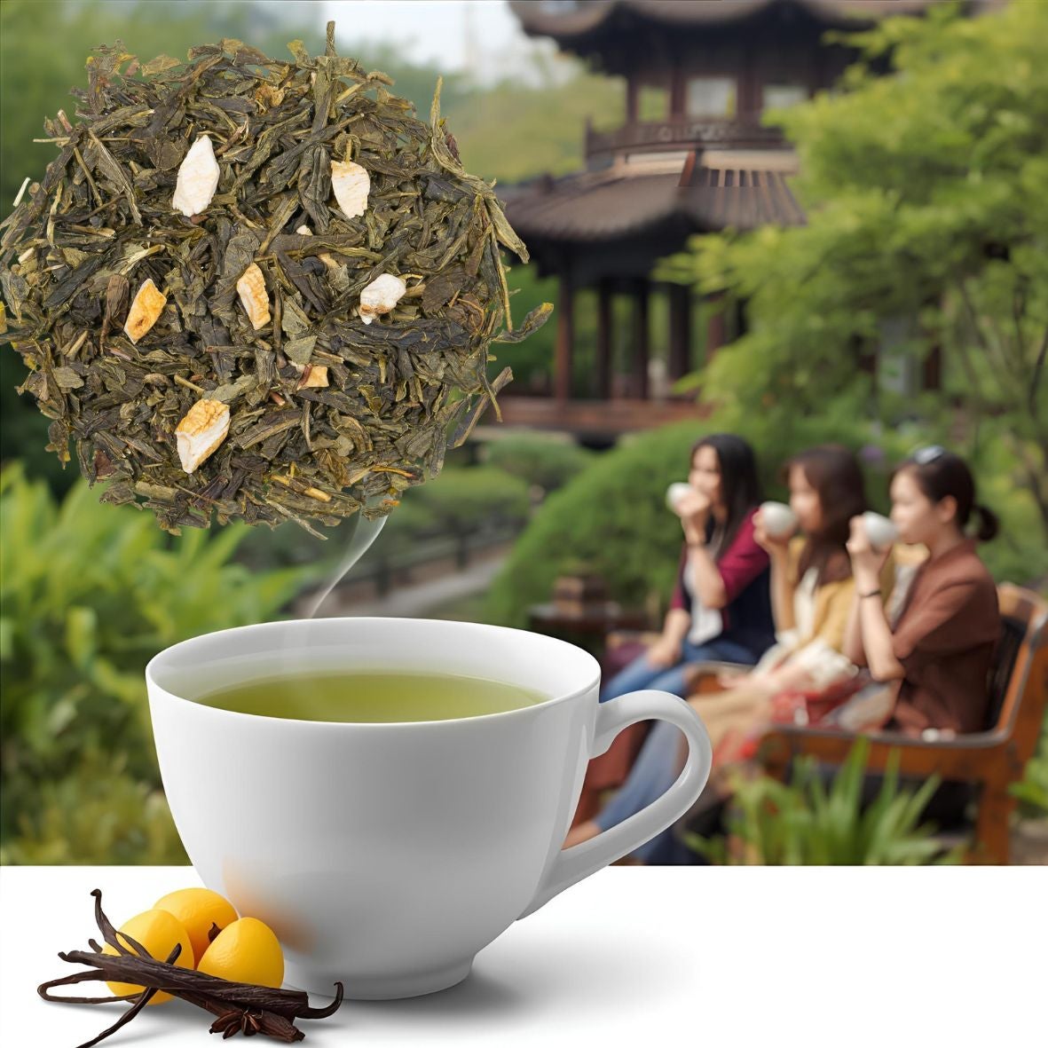 Grüntee mit Ginseng Grüntee mit Ginseng