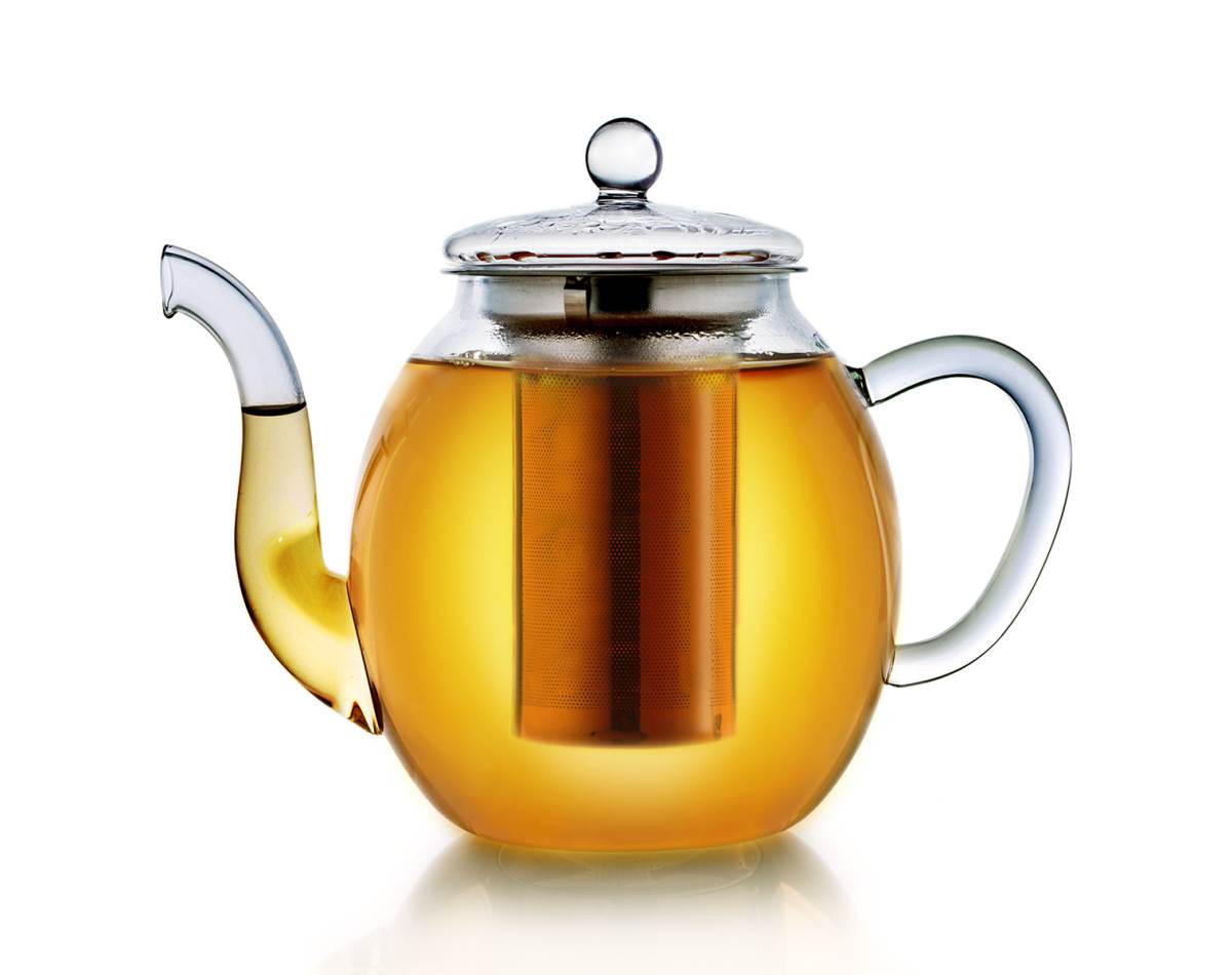 Creano-Kanne-hoch Teekanne Glas 1,5 Liter