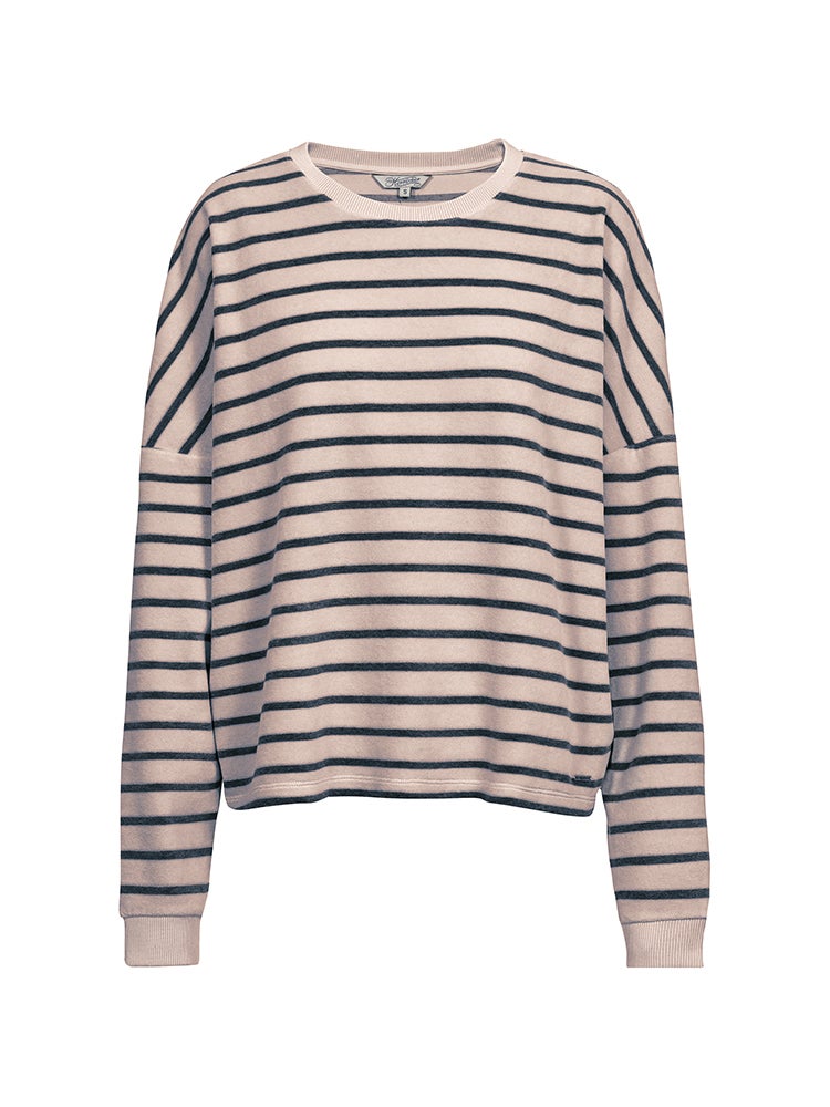 Streifen, Pullover, Langarm, Strick, Baumwolle