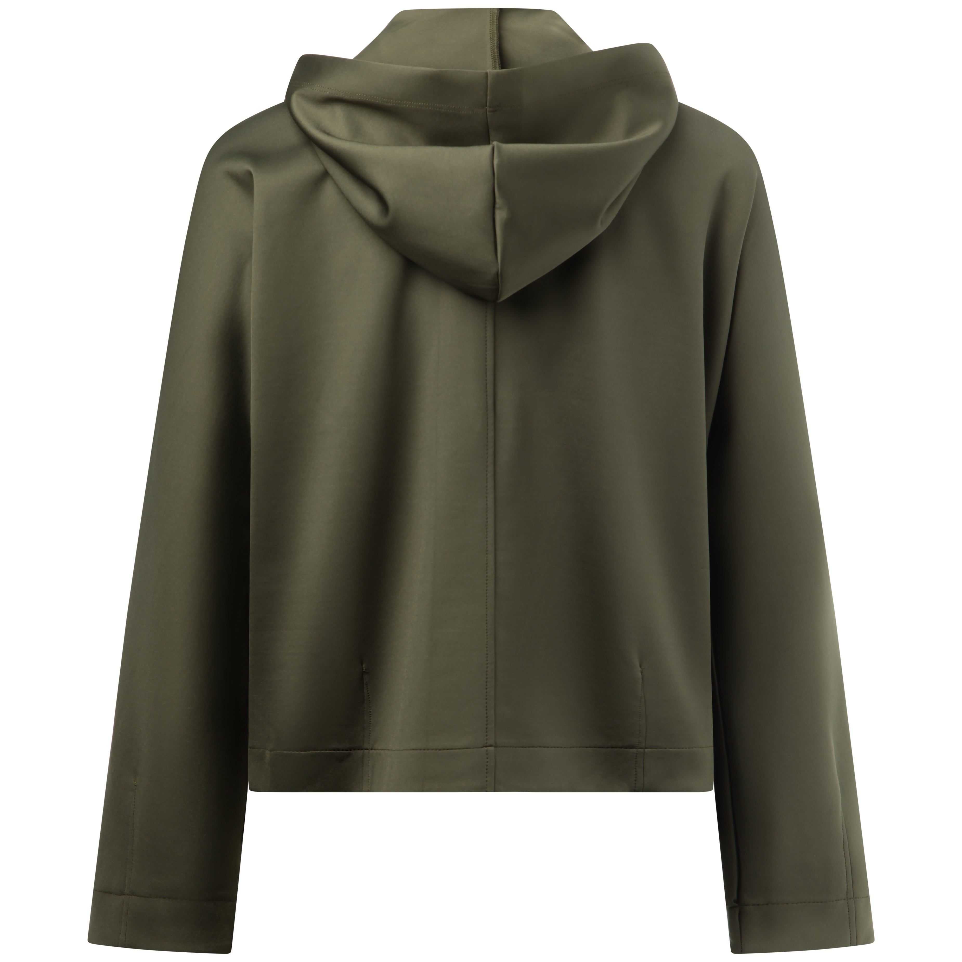 Hoodie, Jacket, Olive green, Windbreaker, Long sleeve