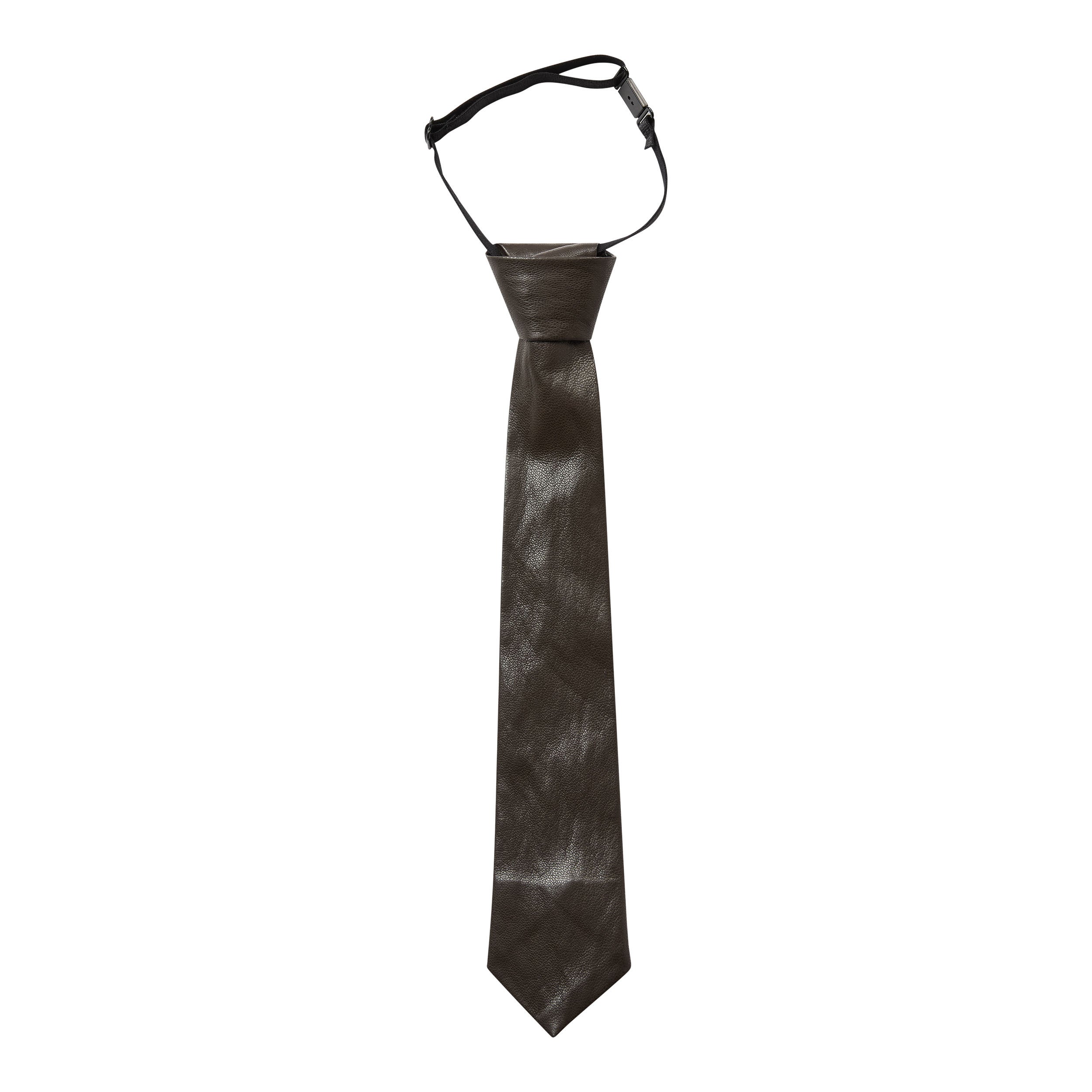 Anzugkrawatte, Leder, braun, Krawatte, Halsband?