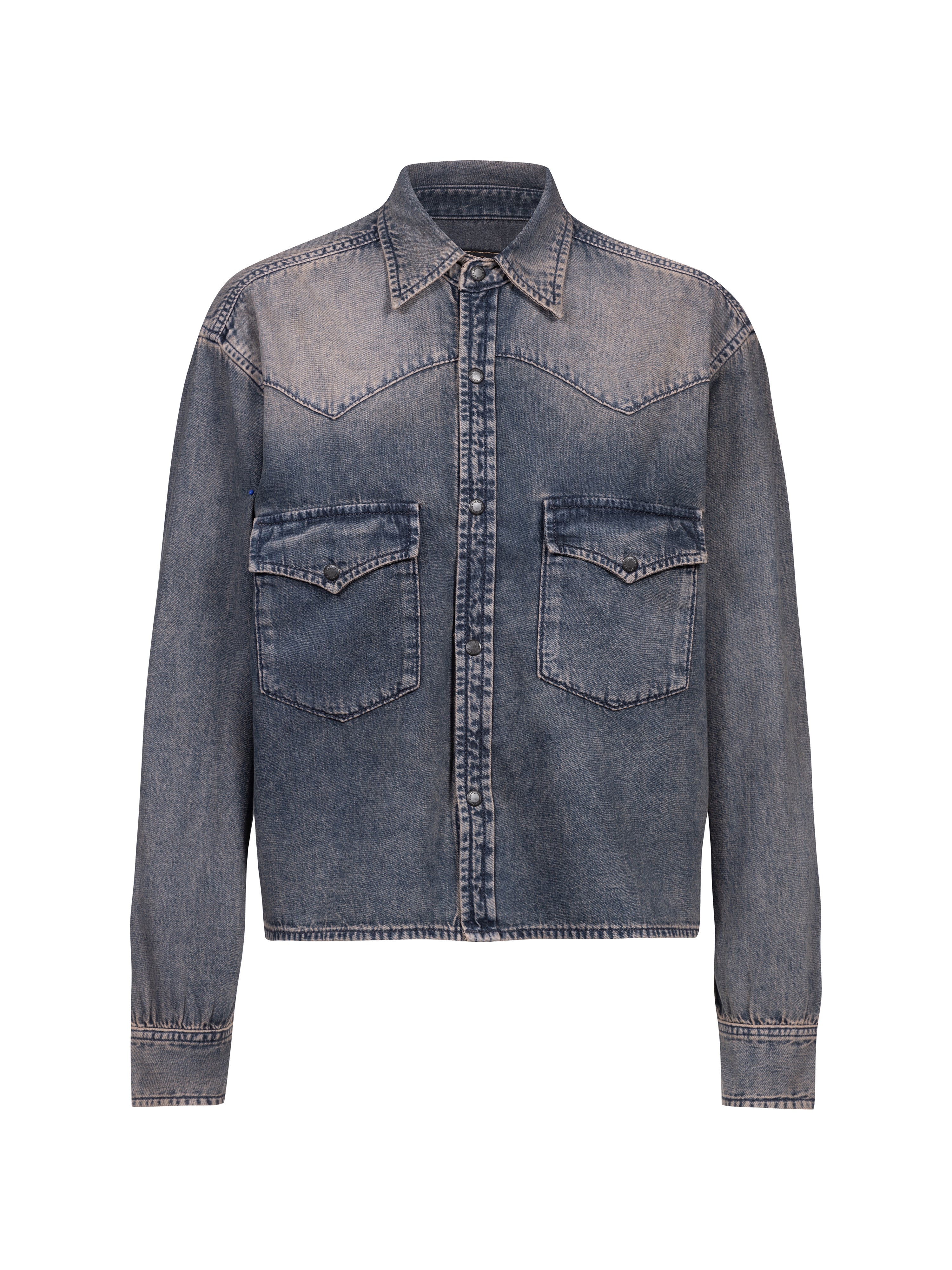 Herrlicher Lessy Jeanshemd Denim Blue – Vintage-Look