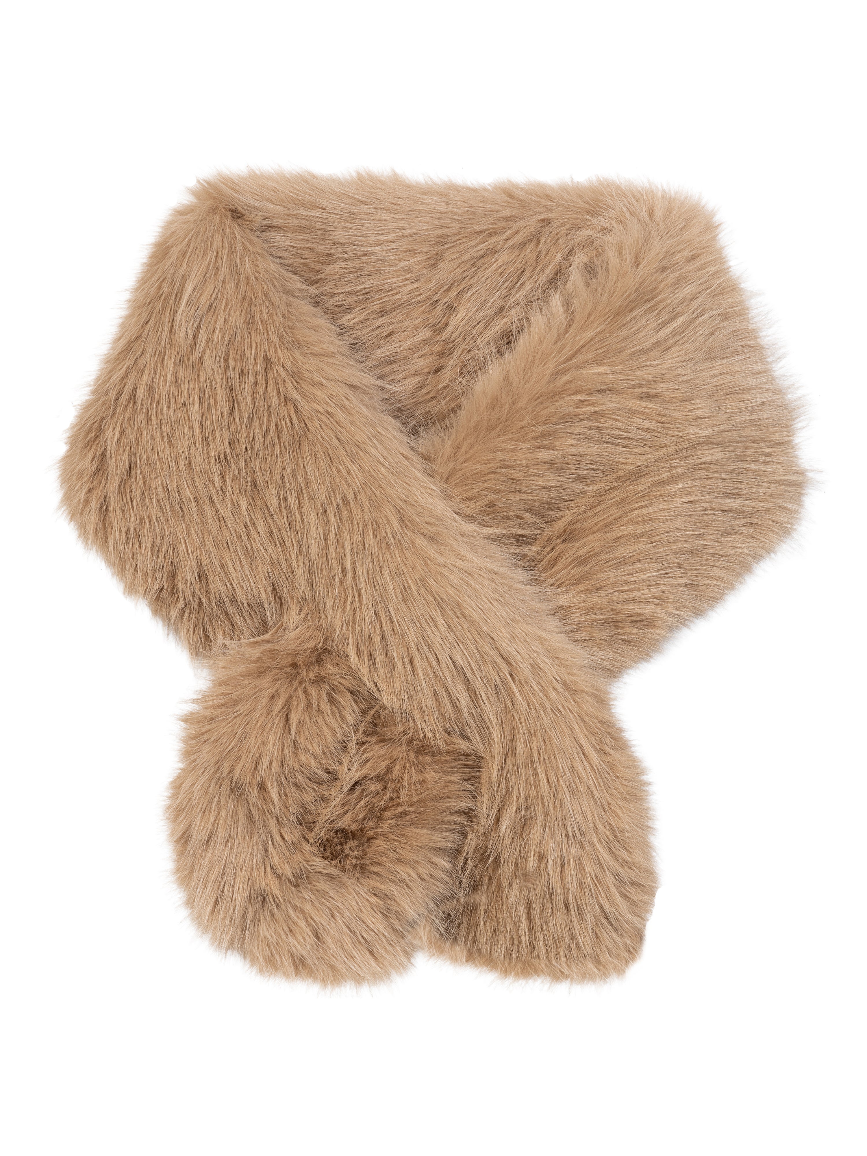 Herrlicher Schal Caitlin Vegan Fur beige