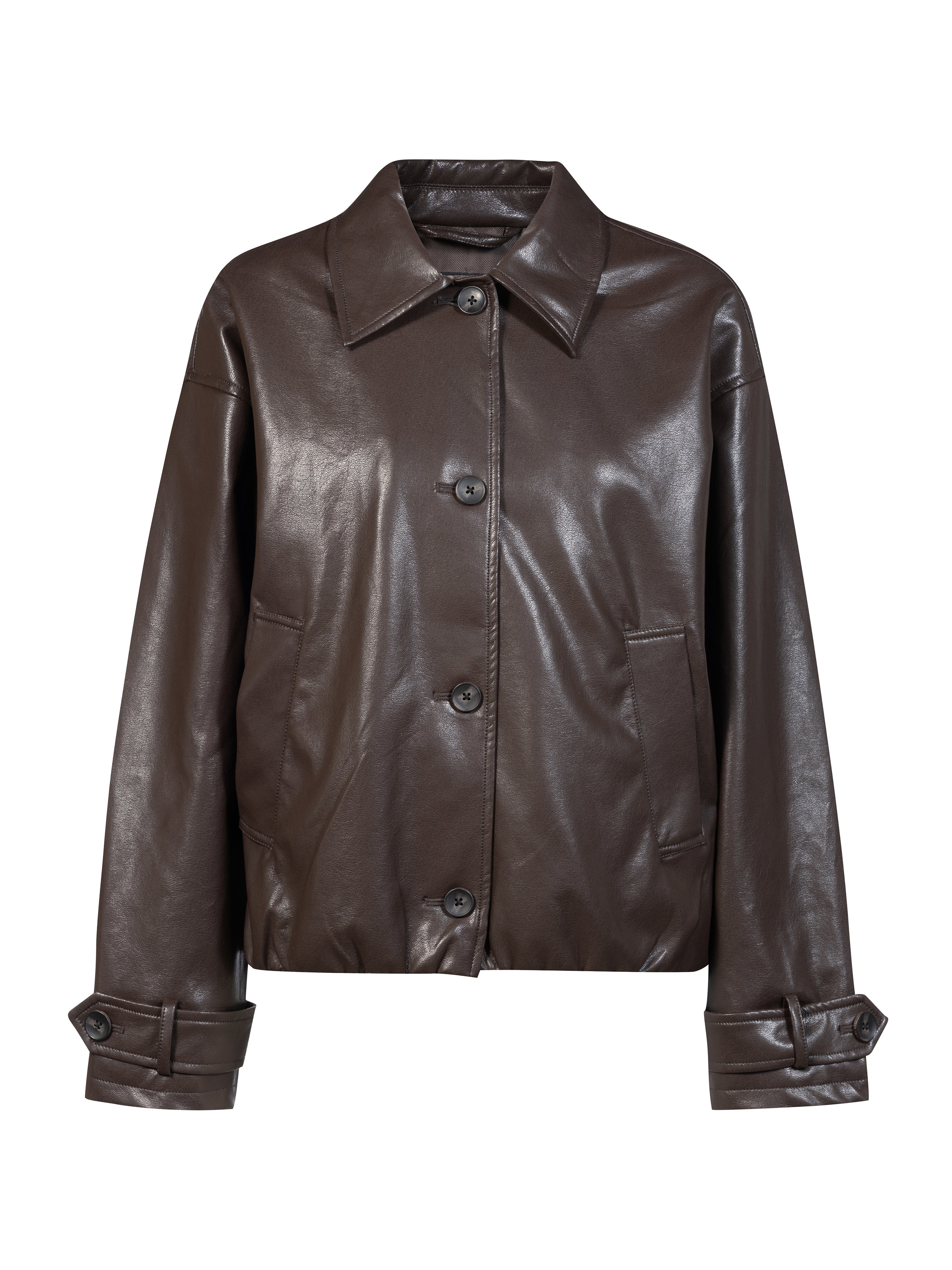Vanna Jacke Vegan Leather braun