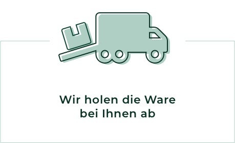 Widerruf Schritt 3 - Wir holen die Waren bei Ihnen ab