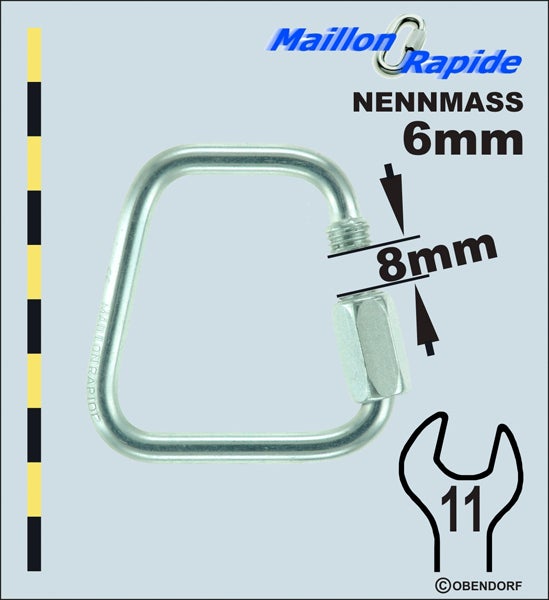 Schraubglied - Maillon Rapid Inox Trapez Schraubglied - Maillon Rapid Inox Trapez