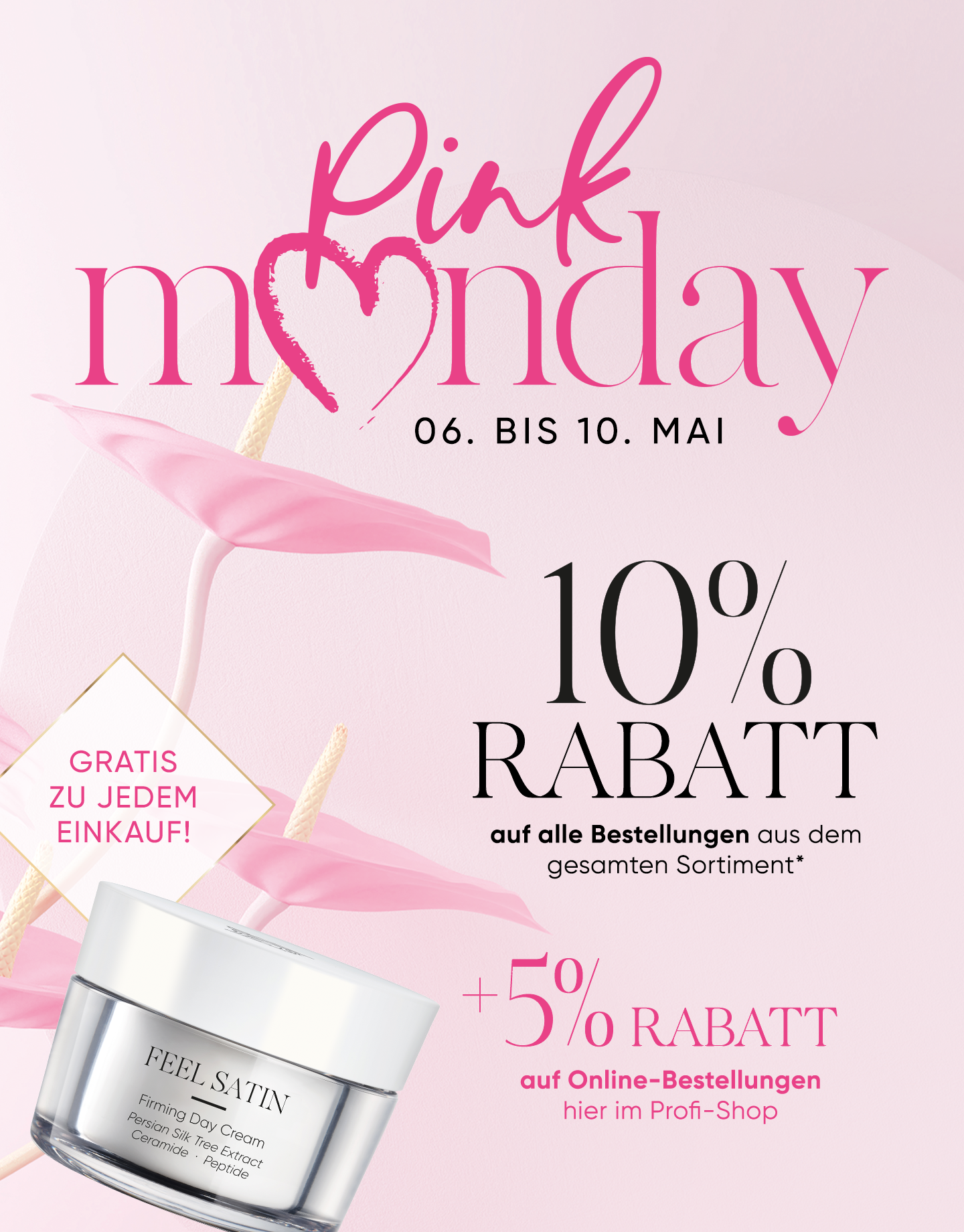 pink, werbung, creme, glasbehälter, promotion, Kosmetik, Gesichtscreme, Rosa-Thema, Tagescreme, Glasbehälter