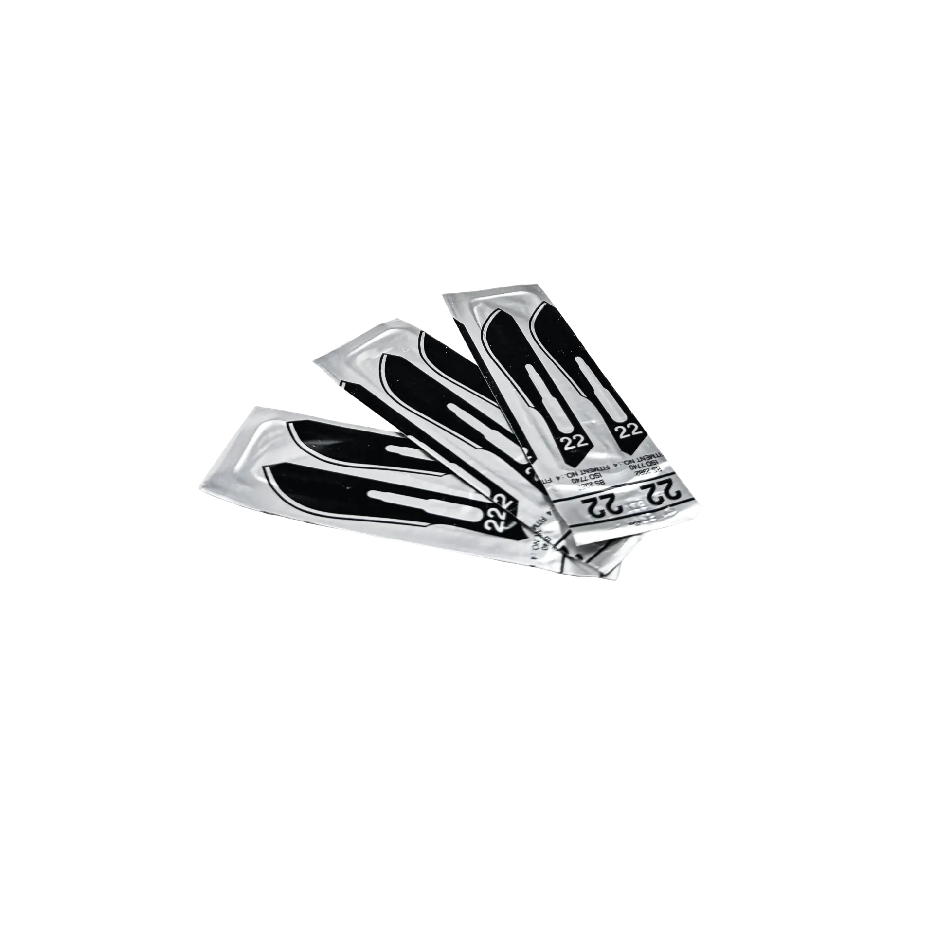 DERMAPLANING Skalpell-Klingen Nr. 22 Carbonstahl-10er-Set