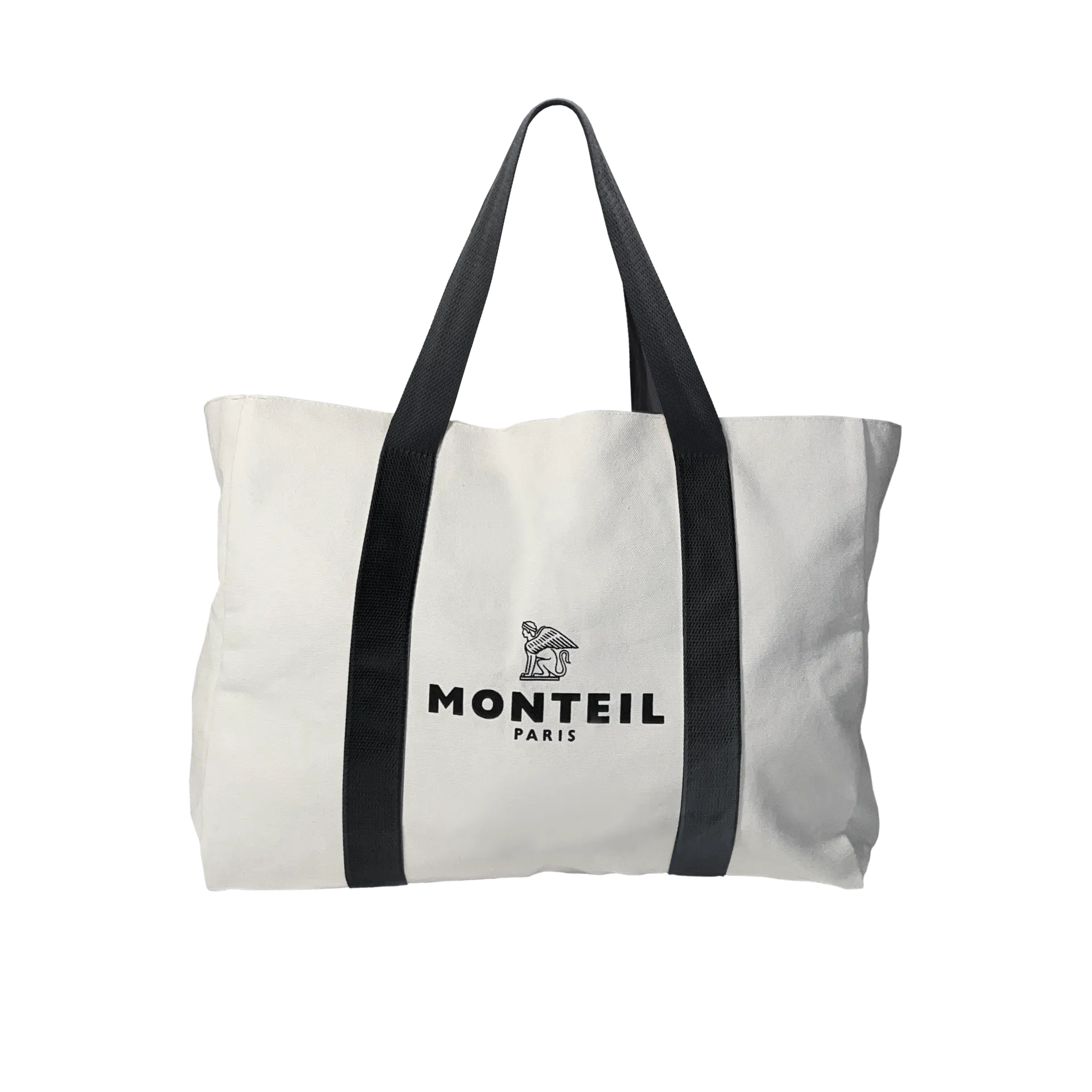 Leinen Shopper mit Logo