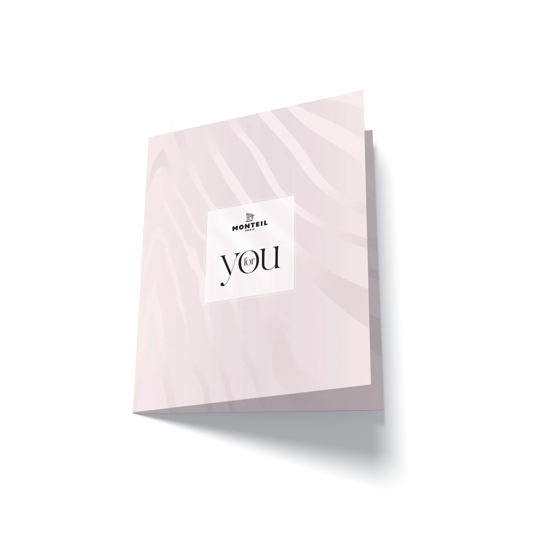 "FOR YOU"-Karte mit Einschlag