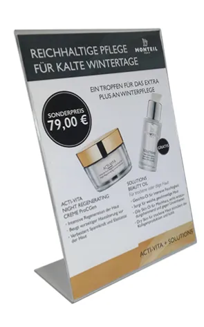 L-Ständer, DIN A4 Hochformat