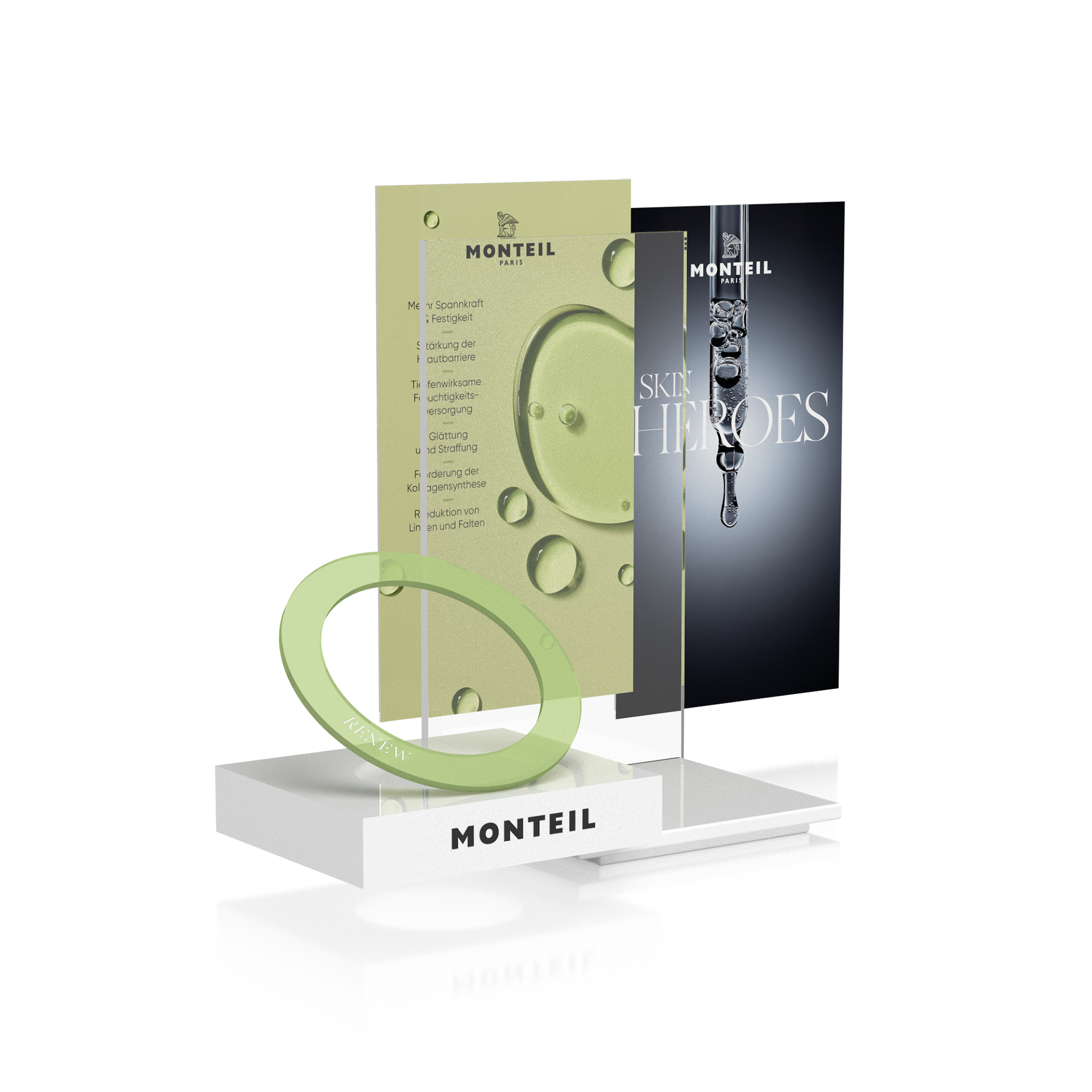 Mini Display komplett inkl. Nachrüst Set und Exosome Ring, unbestückt