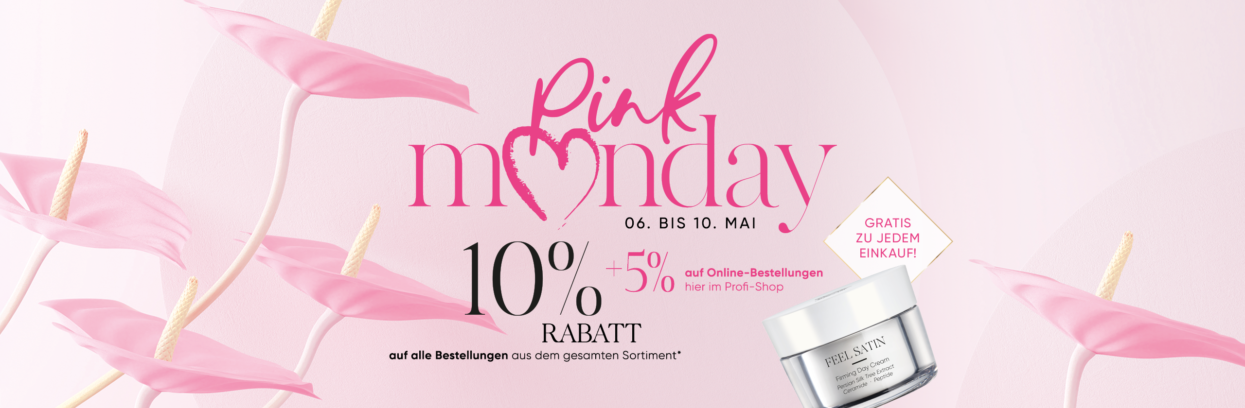 pink, hintergrund, banner, creme Glas, blumen